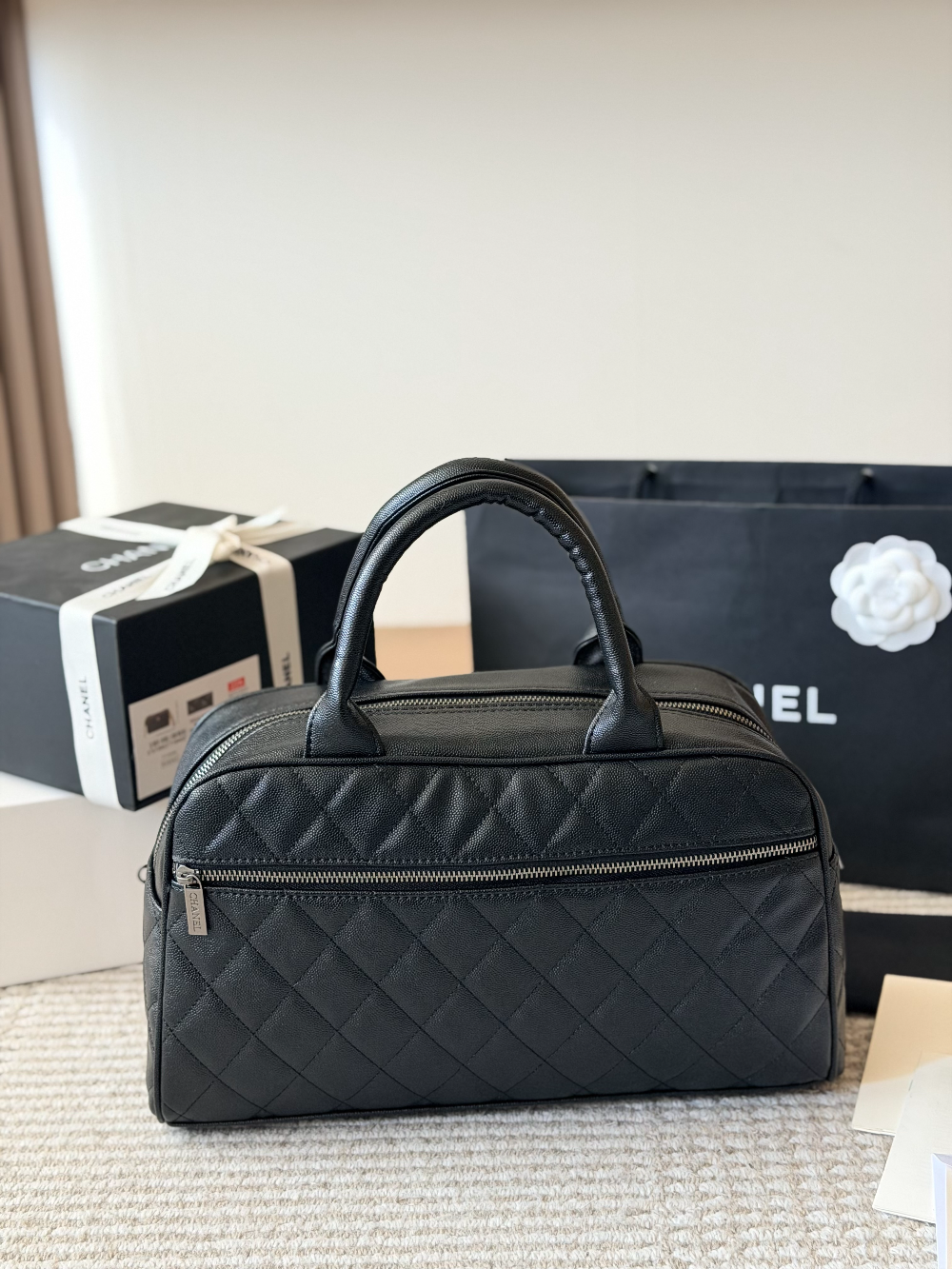 CEM471 New arrive fashion black color bag for woman beautiful gift to choose 36*21cm