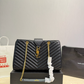 YLEM14 New arrive fashion black color bag for woman beautiful gift to choose size 32*23cm