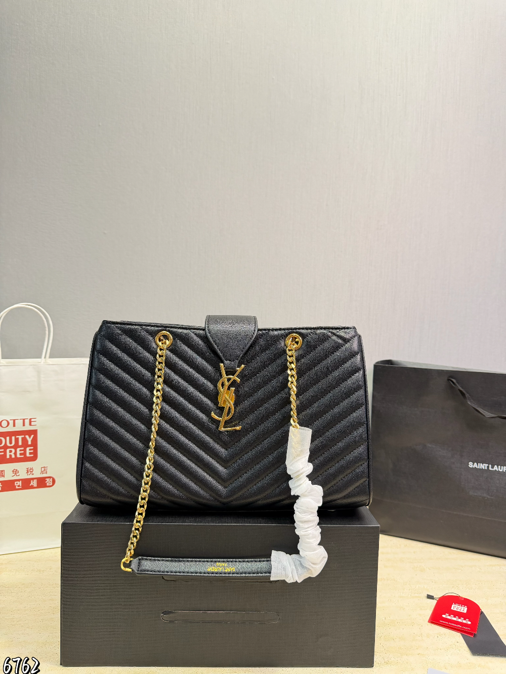 YLEM14 New arrive fashion black color bag for woman beautiful gift to choose size 32*23cm