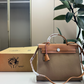 HEM141 New arrive fashion caramel silver black white grey brown color bag for woman beautiful gift to choose 30 cm