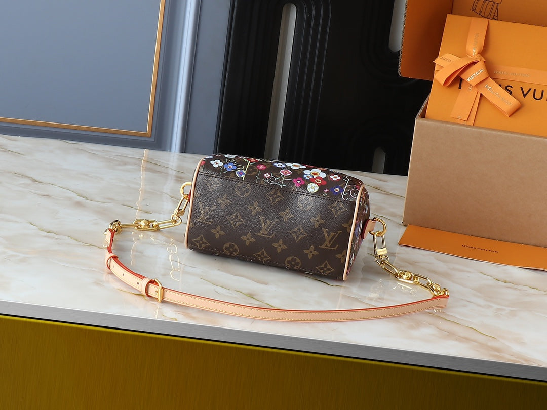 LEM244 Designer bag Classic Brown Wallet Shoulder bag Date Code Handbag Purse 20.5 x 13.5 x 12.0cm