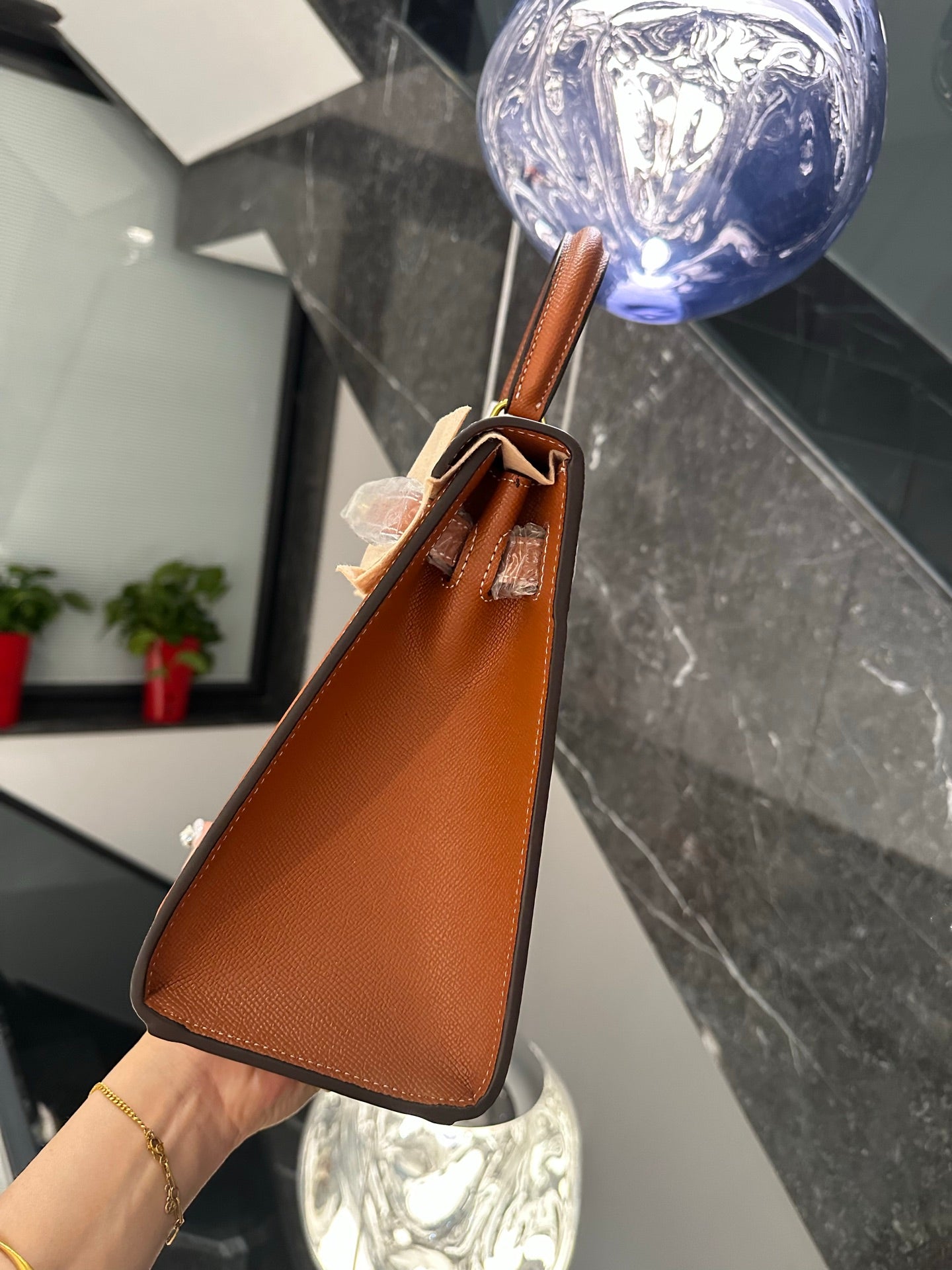 HEM96 designer Shoulder Bags New Handheld Solid Color High Quality Womens Bag Genuine Leather Crossbody Stewardess 25CM 28CM