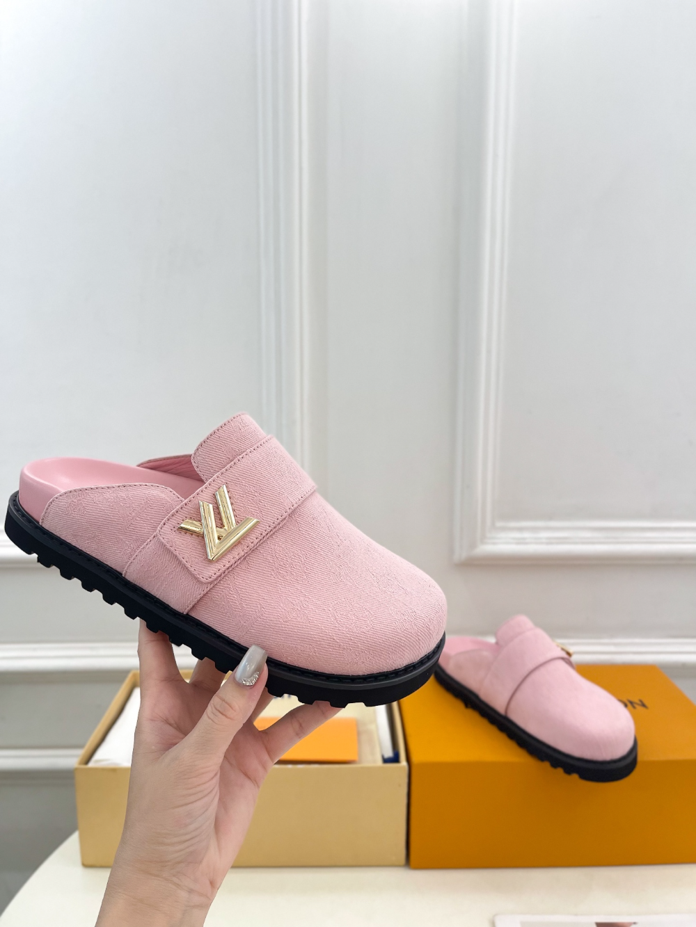 LEM451  Designer women Slippers sandals shoes for women high quality size 35 to 41