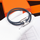 HEM115 New trendy open-style bracelet - metal letter wristband - women's couple accessory