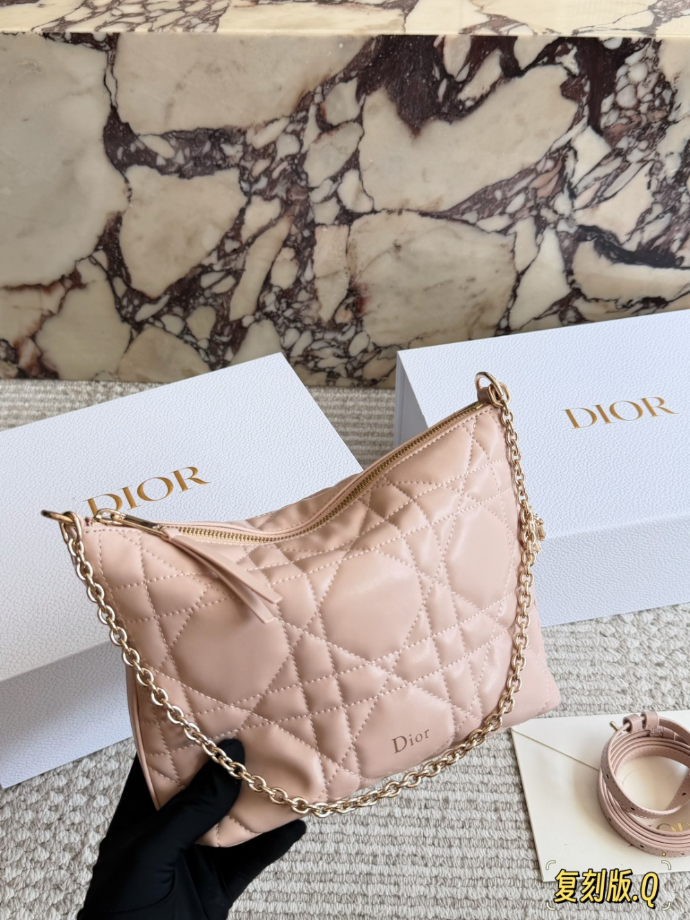 DEM362 New arrive fashion black white light blue khaki pink red color bag for woman beautiful gift to choose size  22*17cm