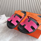 HEM101 Designer women Slippers sandals shoes for women mix color shoes high quality size 35 to 42