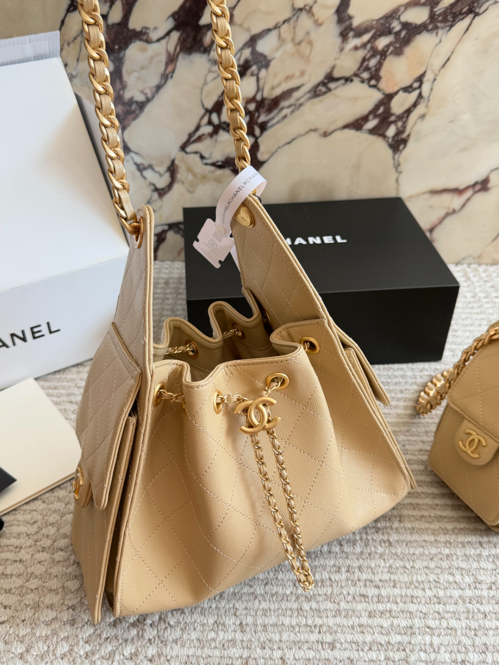 CEM329 New arrive fashion khaki color bag for woman beautiful gift to choose gift size to choose 2 size