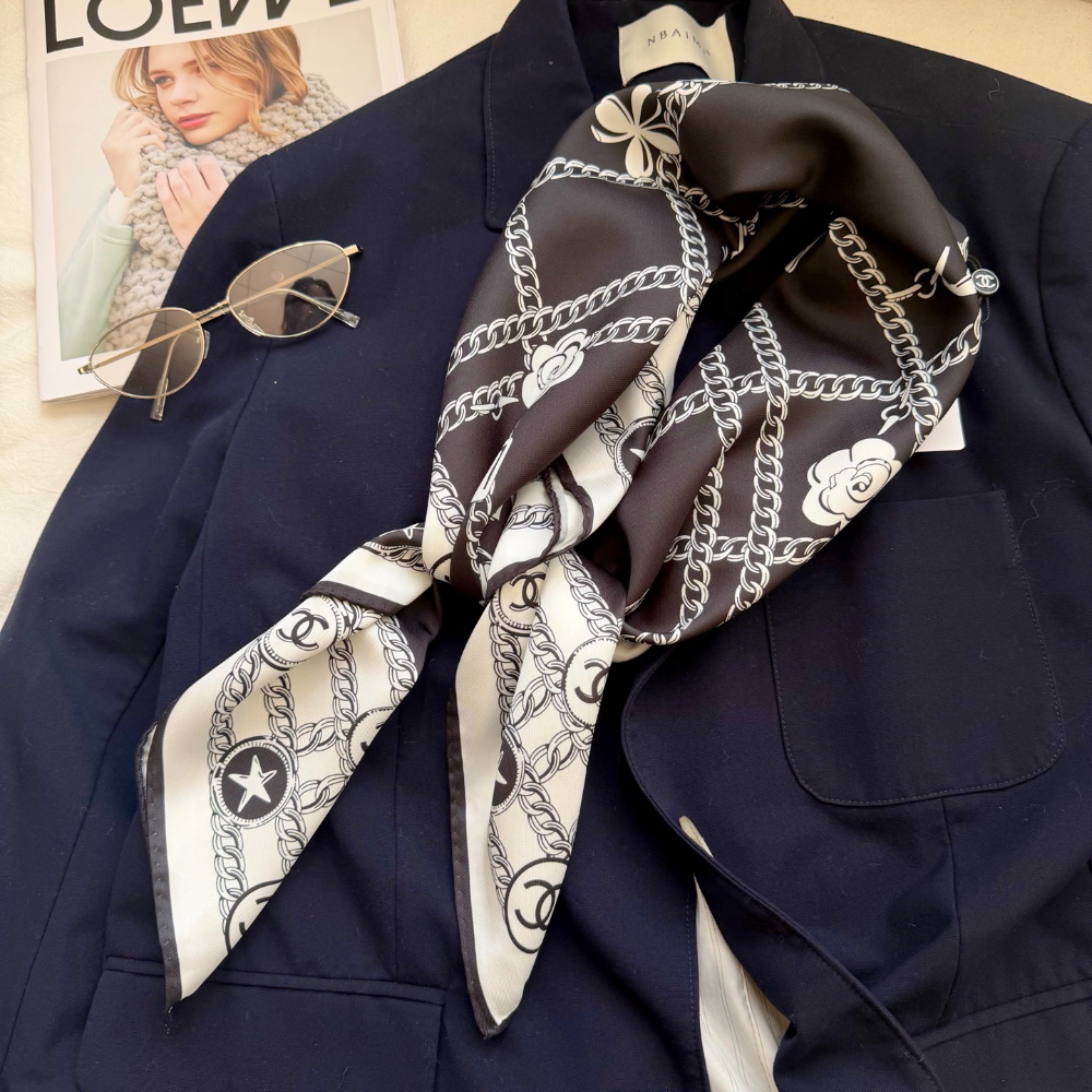 CEM271 new arrive Hot sale black color fashion beautiful scarf for woman gift to choose size  90*90cm