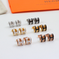 HEM143 New arrive fashion black white color earring  for woman jewelry beautiful jewelry no with box