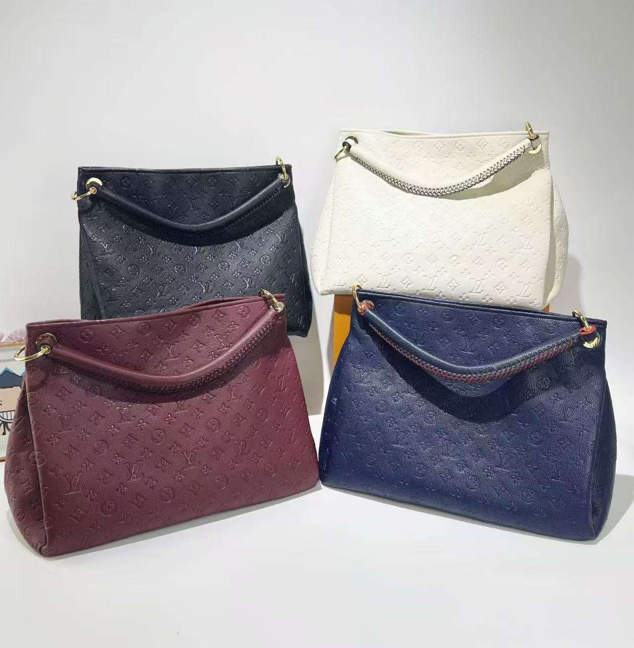 LEM497 New arrive fashion black bag for woman black hands bag beautiful gift to choose gift 46.0 x 32.0 x 22.0 cm