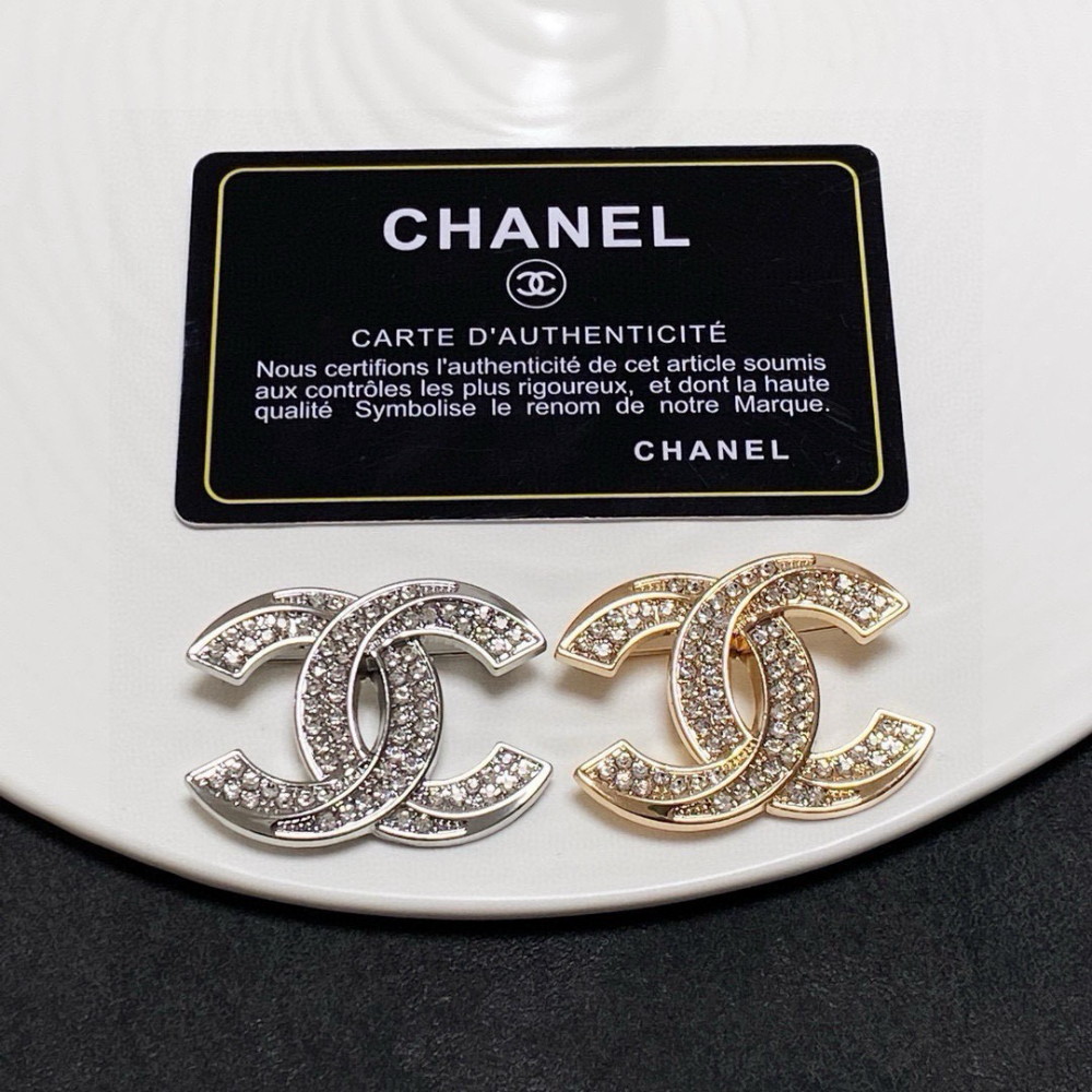 CEM254  New Arrive Gold and Silver  Color Brooch Fashion Design with Diamond Brooch Charm for Women Jewelry