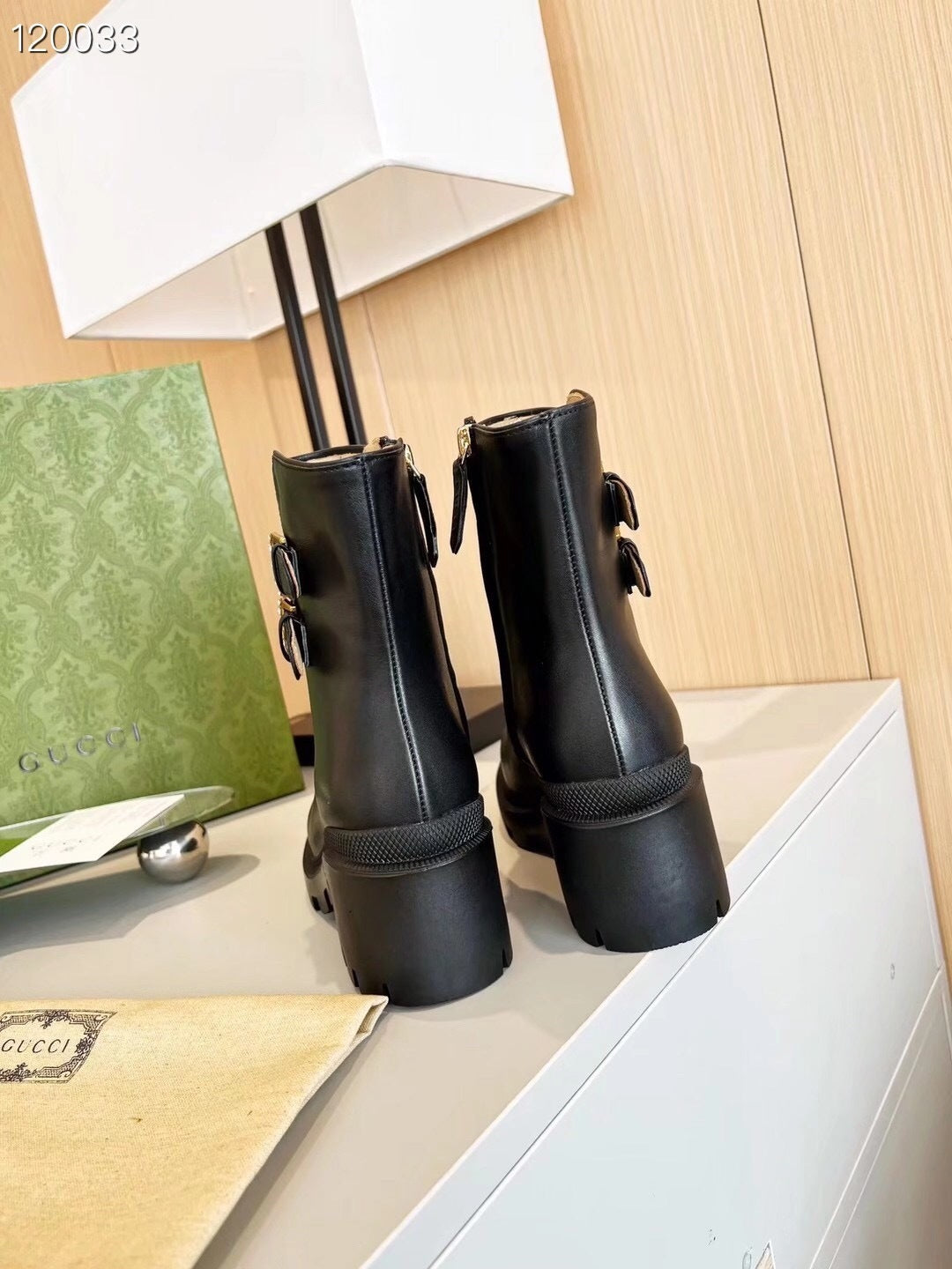 GEM107 Womens Ankle Boots 2025 Thick Bottom Platform Woman Shoes Zipper Fashion Female Luxury Designer Boot Casual Ladies MartinBoots combat Boots