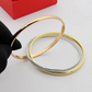CREM210 New Arrive Fashion Hot Sale Three-ring Bracelet Love Braclet for Woman Jewelry To Choose Gift