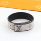 LEM342  New arrive Fashion Three-dimensional metal letter wristband bracelet couple accessories for woman
