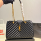 YLEM14 New arrive fashion black color bag for woman beautiful gift to choose size 32*23cm