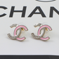 CLEM47 New arrive fashion pink color earring  for woman jewelry beautiful jewelry no with box
