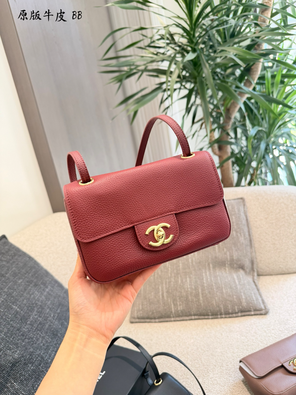 CEM310 New arrive fashion black white red brown bag for woman hands bag beautiful gift to choose gift 20cm