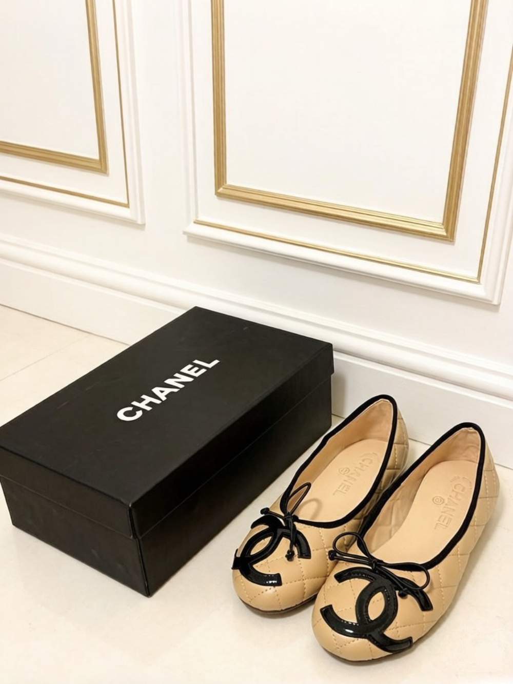 CEM363 Designer women's shoes women's flat shoes black white khaki colors high quality sizes 34 to 42
