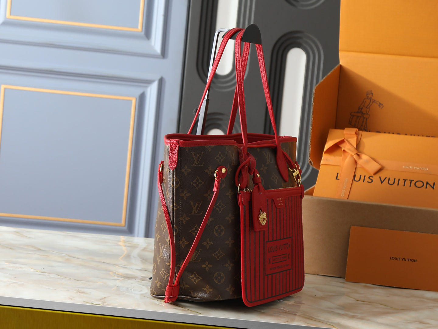 LEM495 New arrive fashion red bag for woman hands bag beautiful gift to choose gift 2 size
