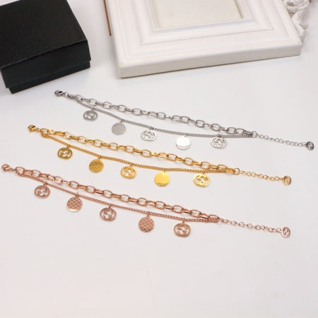 GEM123  New Arrive Titanium Steel  Classic Bracelet for Women Couples Anel Wedding Bands Bague Femme Not with Box