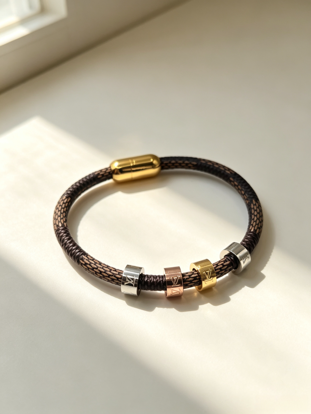LEM539 New arrive Fashion European American belt titanium steel bracelet couple accessories for woman
