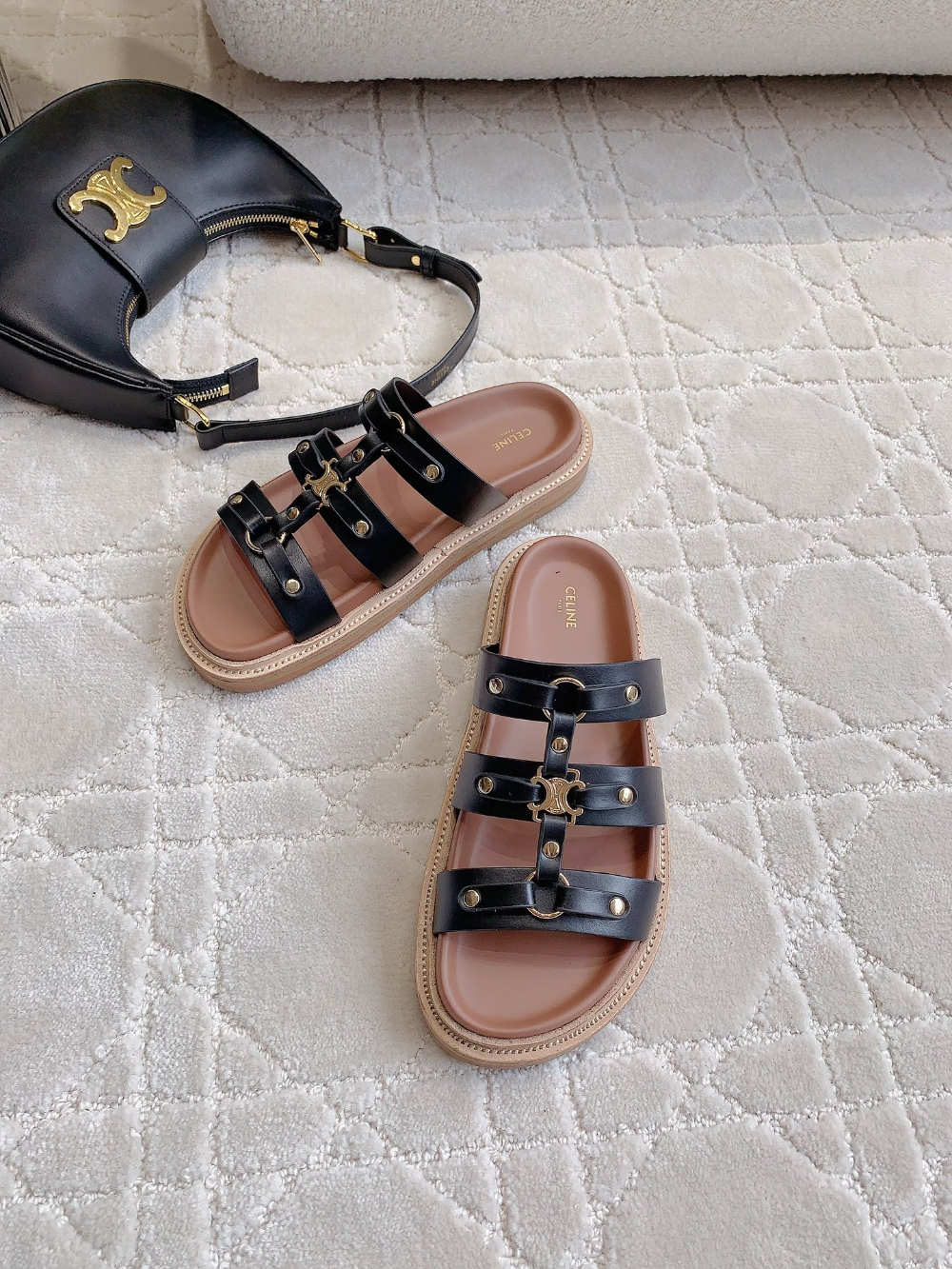 CLEM37 New arrive fashion black white brown many color shose for woman beautiful Slippers gift to choose