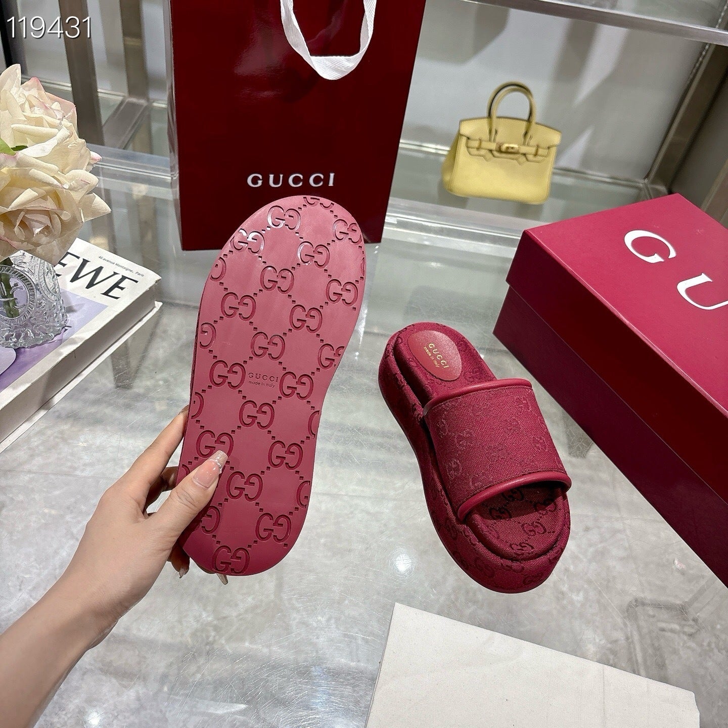 GEM144 Designer Shoes women Sandals for women pink black blue color shoes high quality size 35 to 41