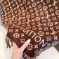 LEM651 new arrive  Hot sale brown grey color fashion beautiful  scarf  for woman gift  to choose
