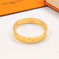 LEM320 Fashion Titanium Steel Design 18k Gold Bracelets Charm for Women Gold Jewelry