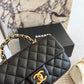 CEM248 designer shoulder bags classic flap patterned chain shoulder crossbody black white bag 20*12cm