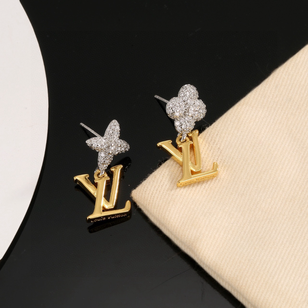 LEM478 New Arrive Silver and Gold Color Earring Fashion Design Earring Charm for Women Jewelry
