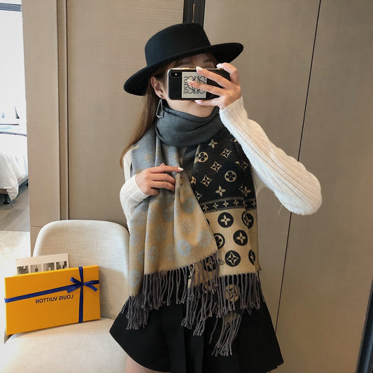 LEM327 new arrive Hot sale  black red gray color fashion beautiful scarf for woman men  gift to choose