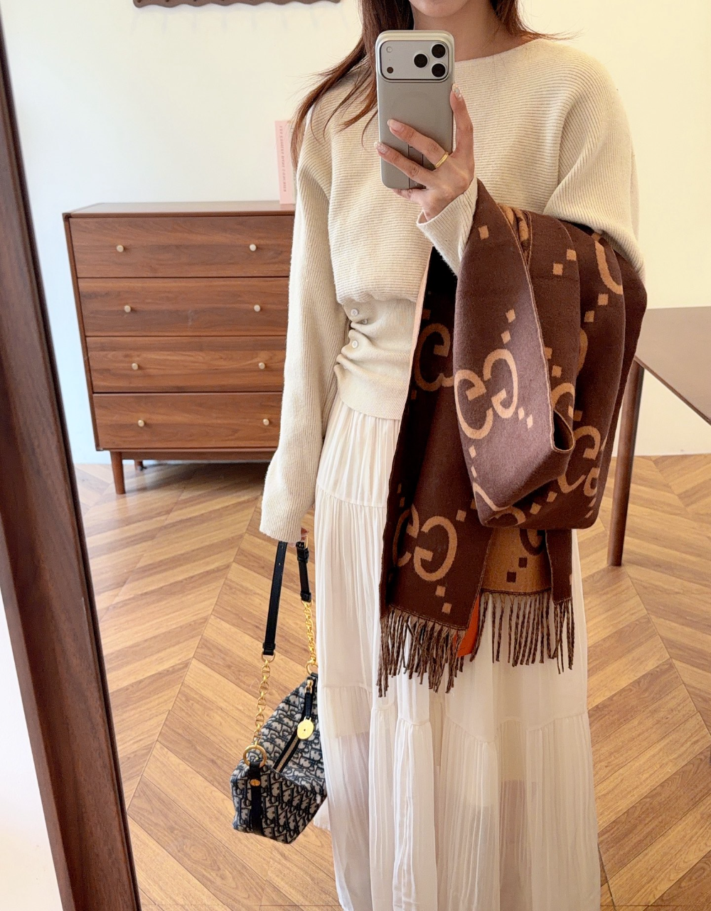GEM190 new arrive  Hot sale brown deep blue color fashion beautiful  scarf  for woman gift  to choose size 180*45cm
