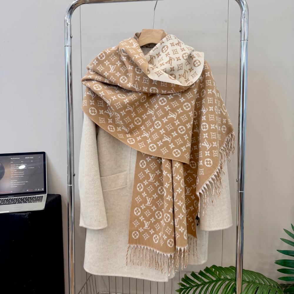 LEM529 new arrive  Hot sale brown grey color fashion beautiful  scarf  for woman gift  to choose size 180*60cm