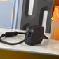 LEM334 Hot sale fashion black bag for woman men  beautiful gift  big size 20*13*6.5cm