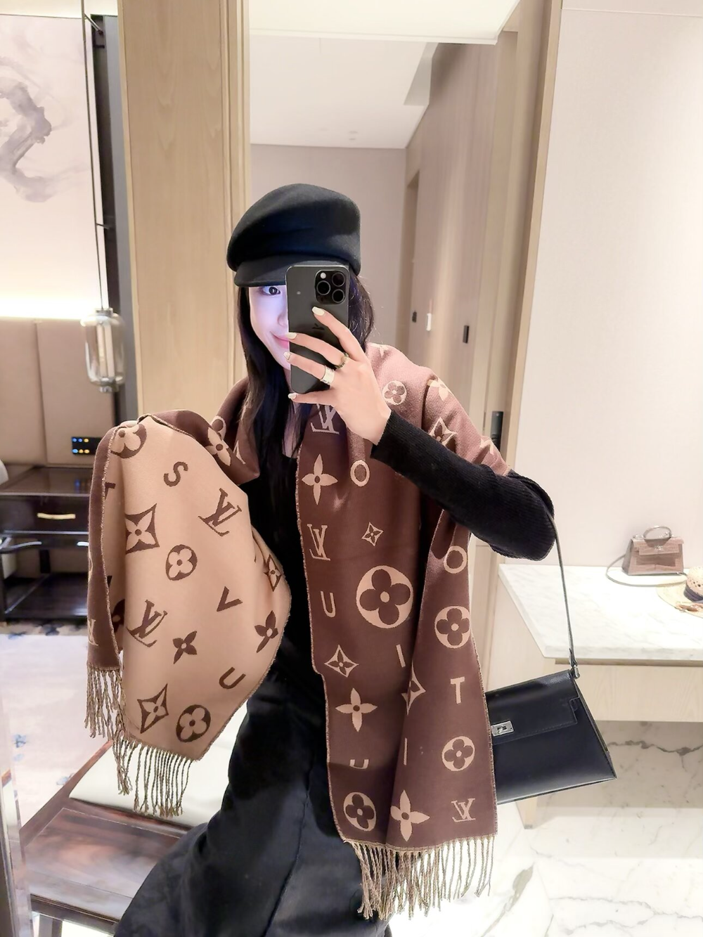 LEM545 new arrive  Hot sale black grey brown color fashion beautiful  scarf  for woman gift  to choose size 180*45cm