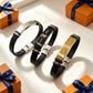 LEM567 New trendy three-dimensional metal letter bracelet a pair of ladies' accessories for couples