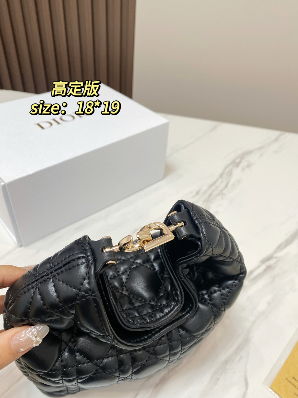 DEM360 New arrive fashion black white blue red khaki pink color bag for woman beautiful gift to choose 2 size