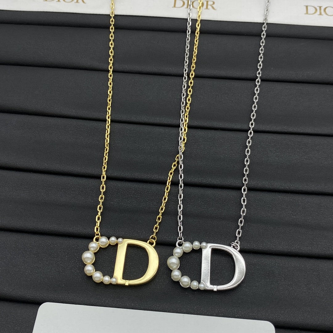 DEM259  New Arrive Fashion  with Diamond Pearl  Necklce for Woman Jewelry To Choose gift