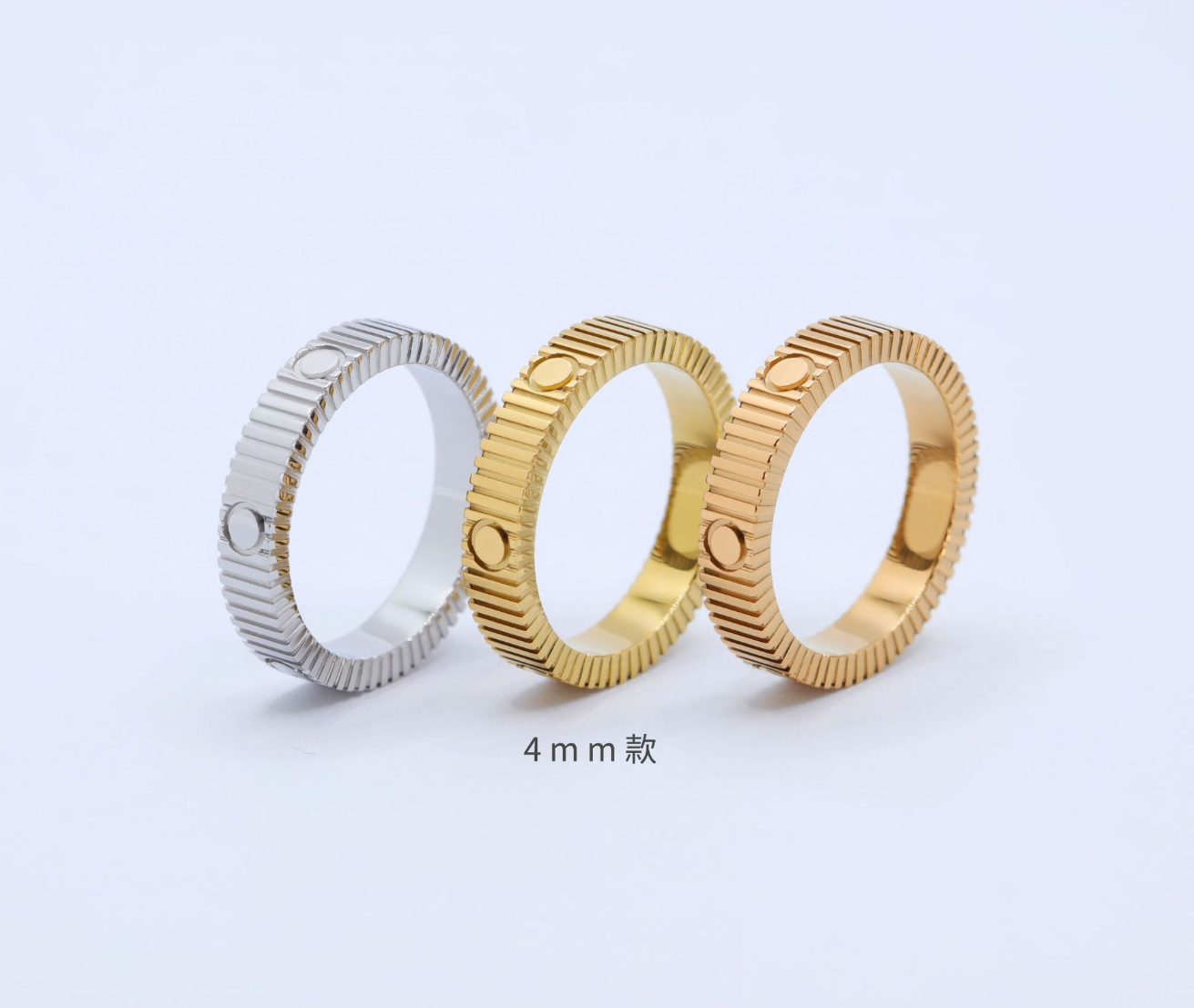 CREM219  Hot sale Fashion Titanium Stainless Steel Rings for Women Men jewelry Couples Cubic Zirconia Wedding Rings Bague Femme