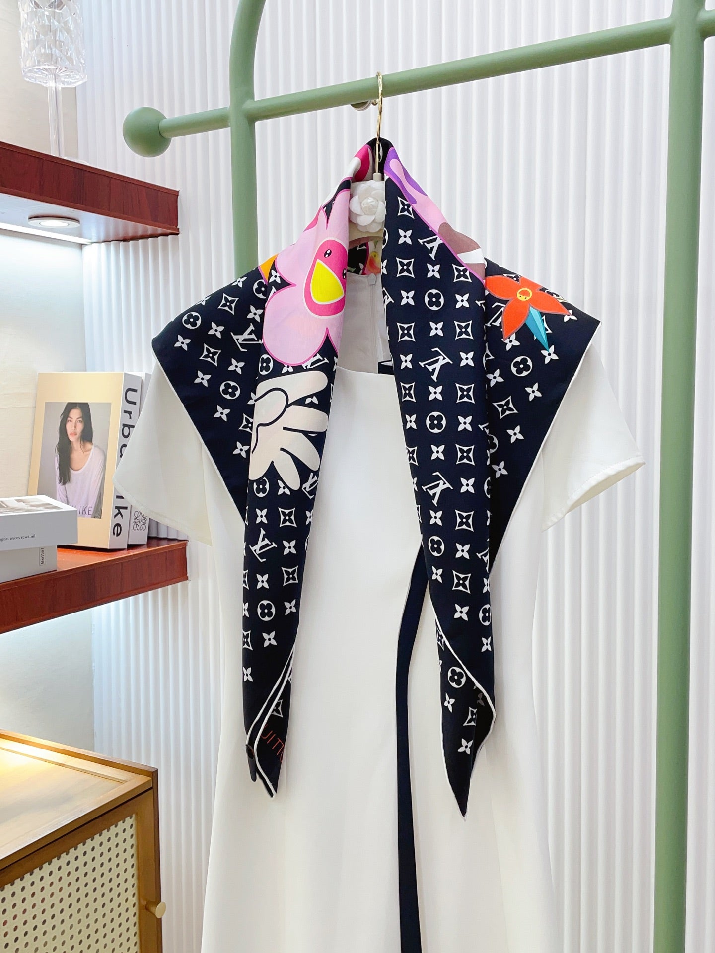 LEM282 designer scarf  90*90cm wool silk scarf fashion Luxury silk scarf square summer new style silk womens ribbons for work travel outdoor and home headband