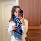 WEM02 luxury Designer Cashmere Scarf Winter Women Long Scarf Quality Headband Fashion Men brand Scarves Classic Printed Check Big Plaid Shawls Soft comfortable gift 65*180CM