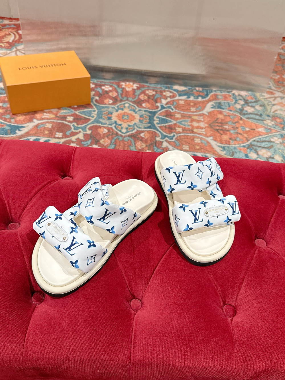 LEM454 Designer women Slippers sandals shoes for women mix color shoes high quality size 4.5cm
