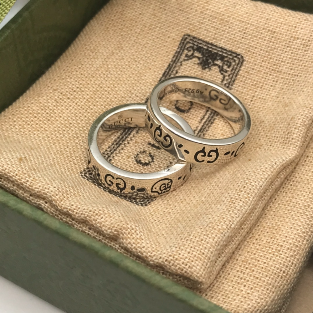 GEM211 New Classic Ring Brand Designer Titanium Steel Ring Gold Ring Women Mens Ring Love Promise Jewelry