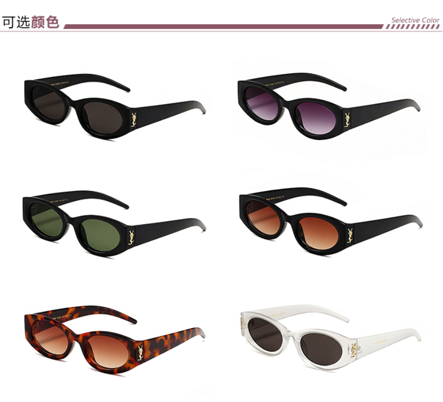 YLS03 Designer sunglasses luxury Spicy girl style sunglasses for women Sexy trend men gift glasses Beach shading UV protection polarized glasses with box