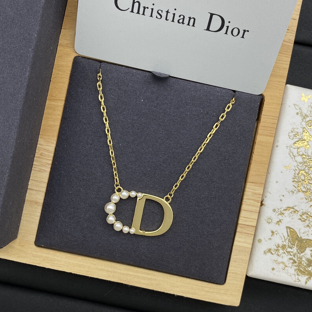 DEM259  New Arrive Fashion  with Diamond Pearl  Necklce for Woman Jewelry To Choose gift