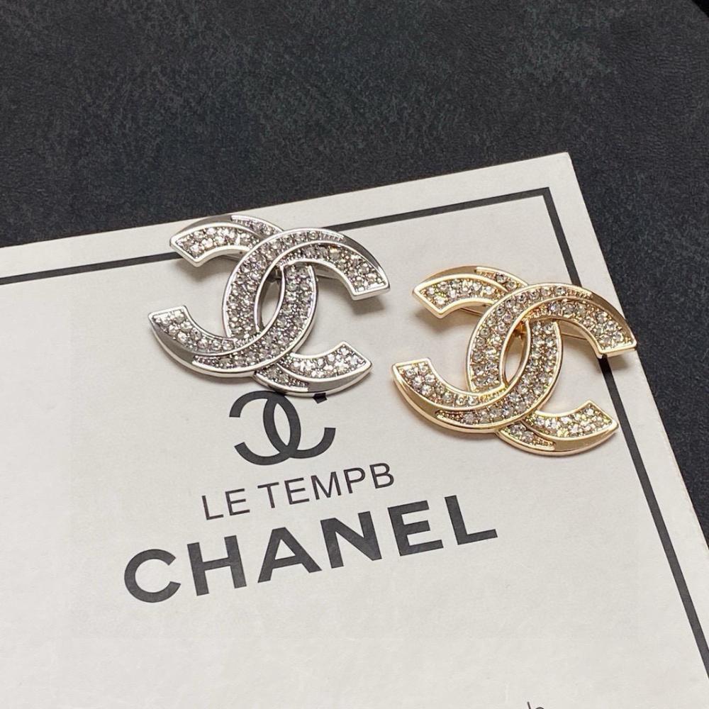 CEM254  New Arrive Gold and Silver  Color Brooch Fashion Design with Diamond Brooch Charm for Women Jewelry