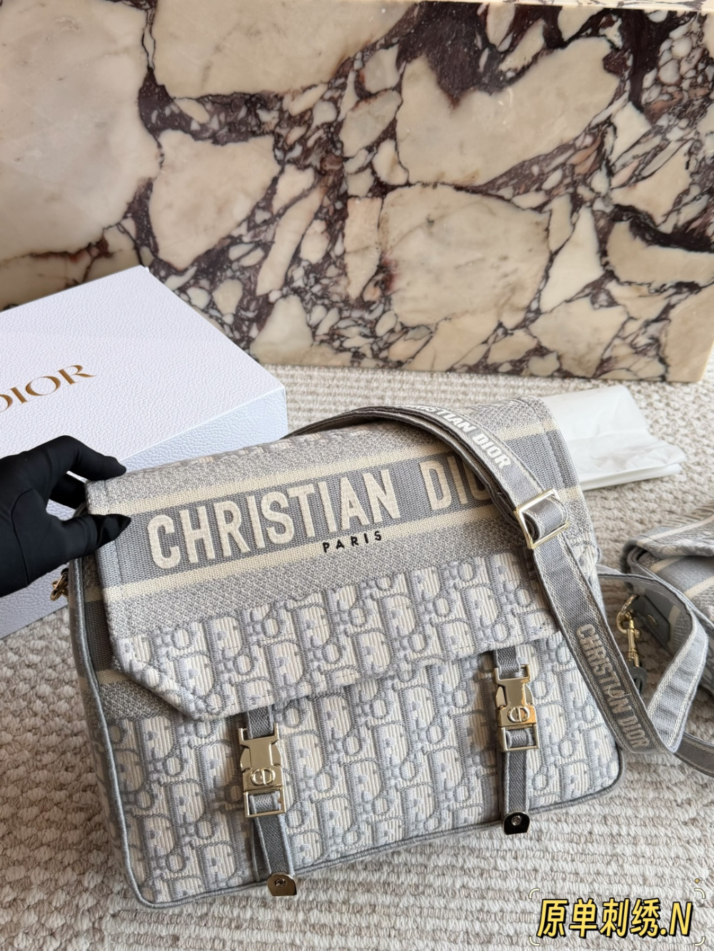 DEM388 New arrive fashion deep blue grey bag for woman hands bag beautiful gift to choose gift 2 size