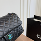 CEM467 New arrive fashion black white yellow peach red lake blue red  purple color bag for woman beautiful gift to choose 25*15cm