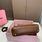 MIU07 New arrive fashion black brown coffee beige bag for woman hands bag beautiful gift to choose gift 30*21cm